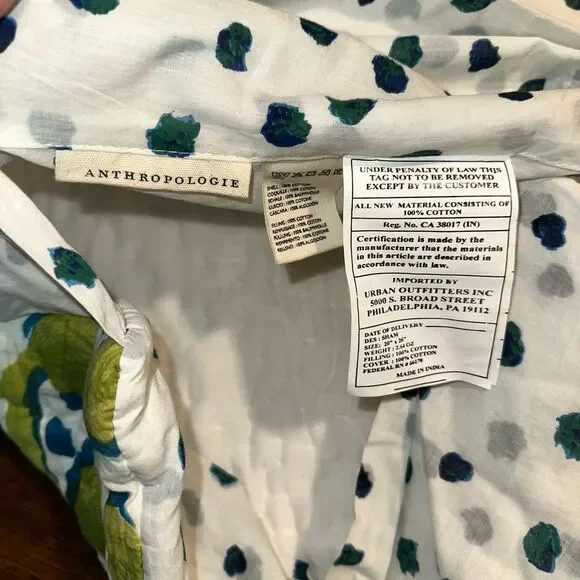 Anthropologie Pillow Sham Set (2) 20 x 26 - Picture 3 of 3